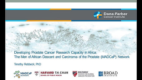 Developing Prostate Cancer Research Capacity in Africa